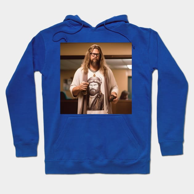 Fat Thor Dude Hoodie by Grassroots Green